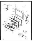 Freezer door (tz22r2l/p1157705wl) (tz22r2e/p1157705we) (tz22r2w/p1157705ww) (tzi22r2e/p1168013we) (tzi22r2l/p1168013wl) (tzi22r2w/p1168013ww)