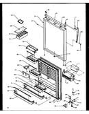 Refrigerator door (tz19r2l/p1158505wl) (tz19r2e/p1158505we) (tz19r2w/p1158505ww)