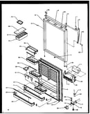 Refrigerator door (tz22r2l/p1157705wl) (tz22r2e/p1157705we) (tz22r2w/p1157705ww) (tzi22r2e/p1168013we) (tzi22r2l/p1168013wl) (tzi22r2w/p1168013ww)