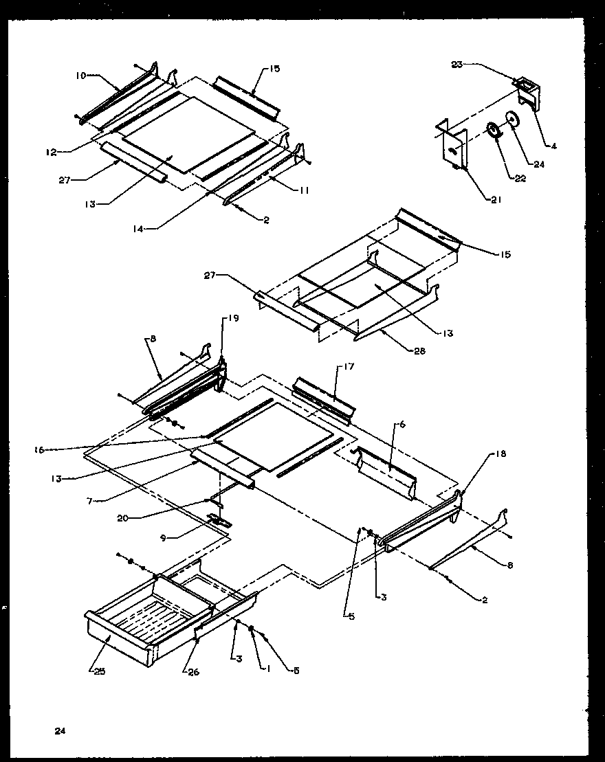 CABINET SHELVING (TG18R2G/P1158305WG) (TG18R2L/P1158305WL) (TG18R2W/P1158305WW) (TZ18R2G/P1158409WG) (TZ18R2L/P1158409WL) (TZ18R2W/P1158409WW) (TQ18R2G/P1158410WG) (TQ18R2L/P1158410WL) (TQ18R2W/P1158410WW) (TZ21R2E/P1157608WE) (TZ21R2L/P1157608WL) (TZ21R2