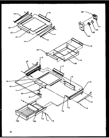 Cabinet shelving (tg18r2g/p1158305wg) (tg18r2l/p1158305wl) (tg18r2w/p1158305ww) (tz18r2g/p1158409wg) (tz18r2l/p1158409wl) (tz18r2w/p1158409ww) (tq18r2g/p1158410wg) (tq18r2l/p1158410wl) (tq18r2w/p1158410ww) (tz21r2e/p1157608we) (tz21r2l/p1157608wl) (tz21r2