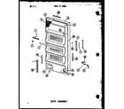 Amana UF22C/P60345-72W door assembly diagram