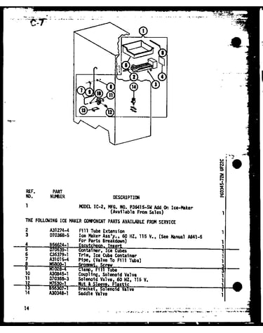 Parts diagram