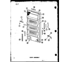 Amana U23C/P60345-73W door assembly diagram