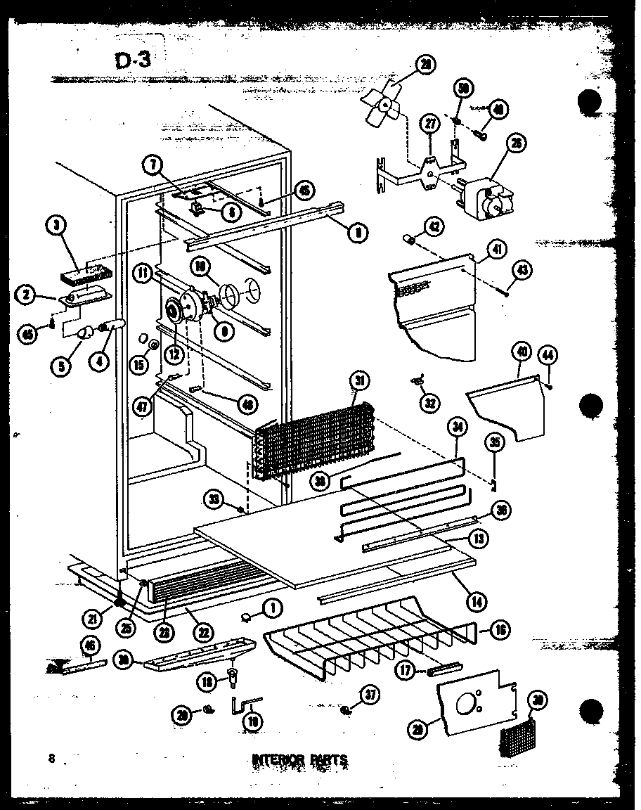 Interior parts (esuf14c-c/p60345-80w-c) (esuf14c/p60345-80w) (esuf14c-l/p60345-80w-l) (esuf14c-a/p60345-80w-a) (esuf14c-g/p60345-80w-g) (esuf16c/p60345-81w) (esuf16c-g/p60345-81w-g) (esuf16c-a/p60345-81w-a) (esuf16c-c/p60345-81w-c) (esuf16c-l/p60345-81w-l