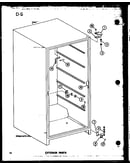 Exterior parts (esuf14c-c/p60345-80w-c) (esuf14c/p60345-80w) (esuf14c-l/p60345-80w-l) (esuf14c-a/p60345-80w-a) (esuf14c-g/p60345-80w-g) (esuf16c/p60345-81w) (esuf16c-g/p60345-81w-g) (esuf16c-a/p60345-81w-a) (esuf16c-c/p60345-81w-c) (esuf16c-l/p60345-81w-l