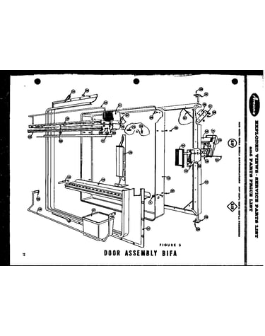 Door assembly bifa
