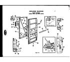 Amana DFU17L door assembly diagram