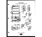Amana AUF16T cabinet and refrigeration system diagram