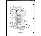 Amana EU12F/P60117-30W door assembly (u12f/p60117-25w) (u12f/p60117-33w) (u15f/p60117-34w) (u18f/p60117-35w) (u23f/p60117-36w) (eu12f/p60117-30w) (eu15f/p60117-31w) (eu18f/p60117-32w) diagram