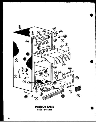 Interior parts (uf16/p60117-29w) (uf16c/p60117-29wc) (uf16ag/p60117-29wg) (uf16a/p60117-29wa)