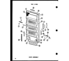 Amana UF16K-A/P60250-10WA door assembly diagram