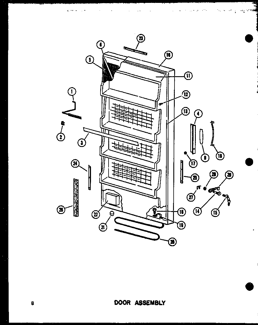 DOOR ASSEMBLY (U13W-C/P60335-1WC) (U13W-A/P60335-1WA) (U13W/P60335-1W) (U13W-AG/P60335-1WG) (U16W/P60335-2W) (U16W-C/P60335-2WC) (U16W-AG/P60335-2WG) (U16W-A/P60335-2WA) (U16W/P60335-6W) (U16W-C/P60335-6WC) (U16W-AG/P60335-6WG) (U16W-A/P60335-6WA) (U18W-C