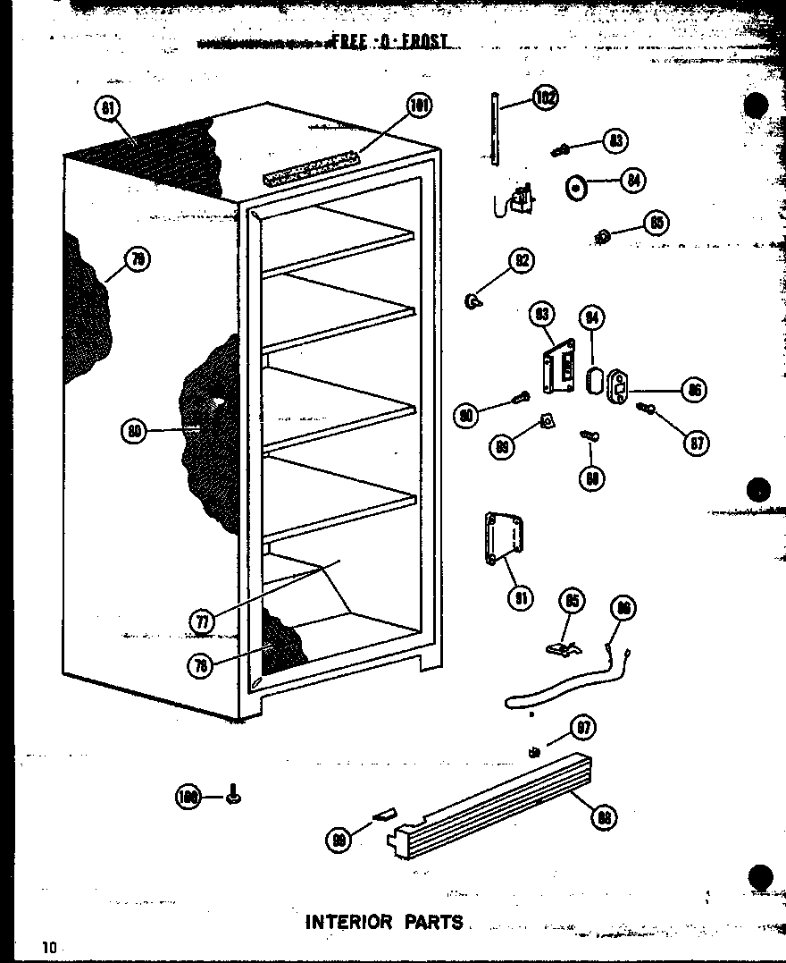 INTERIOR PARTS (UF12W-C/P60335-11WC) (UF12W-A/P60335-11WA) (UF12W/P60335-11W) (UF12W-AG/P60335-11WG) (UF12W/P60345-1W) (UF12W-C/P60345-1WC) (UF12W-AG/P60345-1WG) (UF12W-A/P60345-1WA) (UF16W-C/P60335-12WC) (UF16W-A/P60335-12WA) (UF16W/P60335-12W) (UF16W-AG