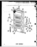 Door assembly (eu13k-c/p60345-29wc) (eu13k/p60345-29w) (uf13k-a/p60345-29wa) (eu13k-l/p60345-29wl) (eu13k-ag/p60345-29wg) (eu16k-c/p60345-30wc) (eu16k-a/p60345-30wa) (eu16k-ag/p60345-30wg) (eu16k/p60345-30w) (eu16k-l/p60345-30wl) (eu18k-c/p60345-31wc) (eu