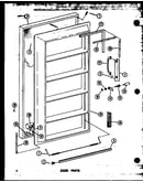 Door parts (esuf14-c/p60345-17wc) (esuf14-a/p60345-17wa) (esuf14-ag/p60345-17wg) (esuf14/p60345-17w) (esuf14-l/p60345-17wl) (esuf14b-c/p60345-49wc) (esuf14b/p60345-49w) (esuf14b-a/p60345-49wa) (esuf14b-l/p60345-49wl) (esuf14b-ag/p60345-49wg) (esuf16-ag/p6