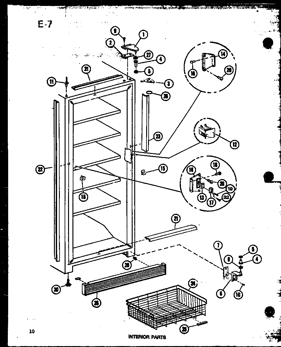Interior parts