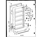 Amana UF22C/P60345-82W door parts (uf22c/p60345-82w) diagram