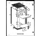 Amana UF22C/P60345-82W liner and shelf assembly (uf22c/p60345-82w) diagram