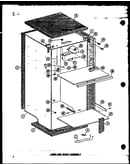 Liner and shelf assembly (uf22c/p60345-82w)