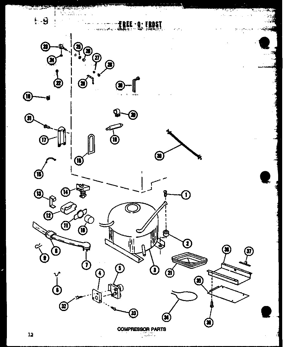 Compressor parts (uf22c/p60345-82w)