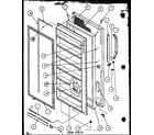 Amana ESU17DW/P1113003W door parts diagram
