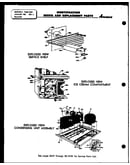 Shelf, ice cream unit, condensing unit