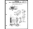 Amana D18B cabinet and refrigeration assembly (d13) (d13l) (d23) diagram