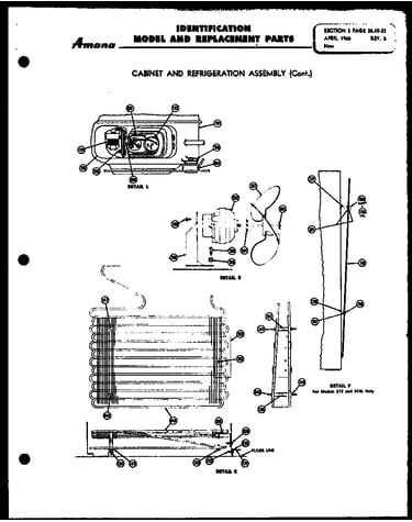 Cabinet and refrigeration assembly (d13) (d13l) (d23)