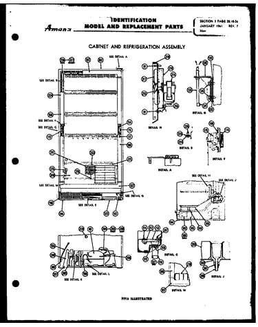 Cabinet and refrigeration assembly (ff16)