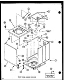 Front panel (lw1201/p7762110w) (lw1501/p7762111w) (lw1503/p7762118w) (lw2302/p7762112w) (lw2303/p7762119w)