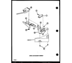 Amana LW2603/P7804714W switch and bracket assembly diagram