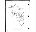 Amana LWD453/P7762130W switch and bracket assembly diagram