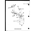 Amana LWD553/P1110509W switch and bracket assembly diagram
