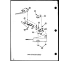 Amana LWD973/P1110502W switch and bracket assembly diagram