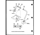 Amana LWD973/P1110502W inlet hose diagram
