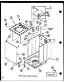 Front panel (lw1201/p1110510w) (lw1501/p1110511w) (lw1502/p1110512w) (lw2302/p1110514w) (lw2303/p1110515w) (lw1503/p1110513w)
