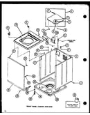 Front panel (lw2402/p1110516w) (lw2403/p1110517w)