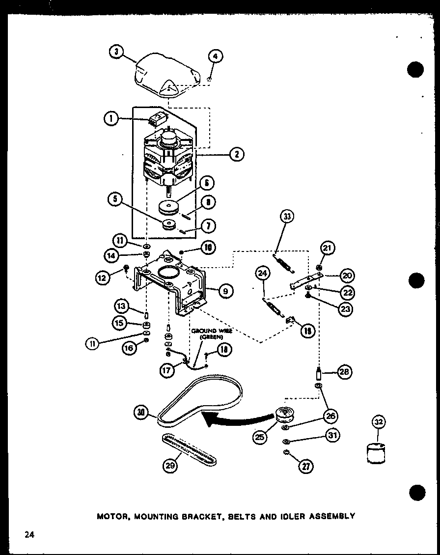 MOTOR (LW2402/P1110516W) (LW2403/P1110517W)