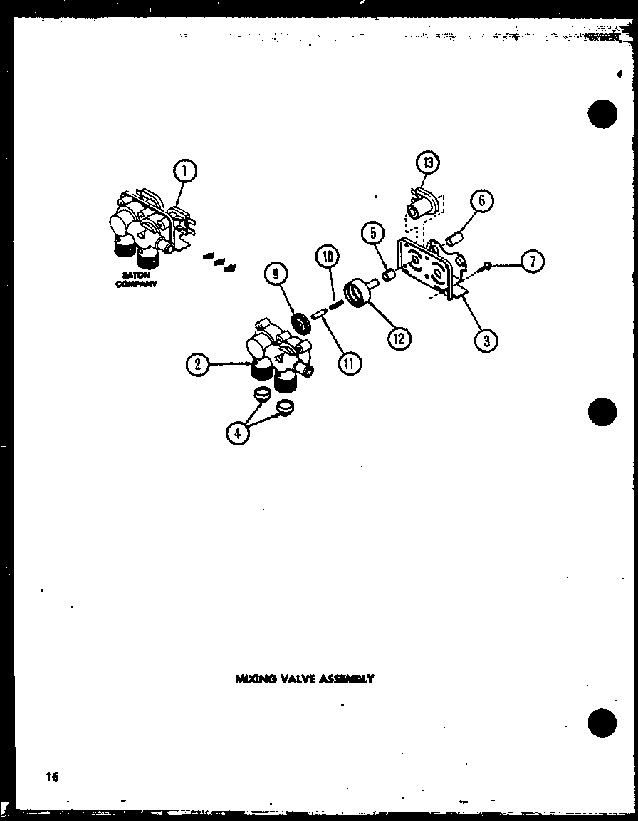 Mixing valve assembly