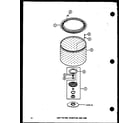 Amana TAA600/P75751-10W lint filter (taa200/p75751-8w) diagram