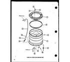 Amana TAA400/P75751-9W outer tub (taa200/p75751-8w) diagram