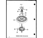 Amana TAA800/P75751-11W transmission assembly and balance ring (taa200/p75751-8w) diagram