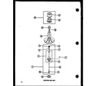 Amana TAA800/P75751-11W agitator and post (taa200/p75751-8w) diagram