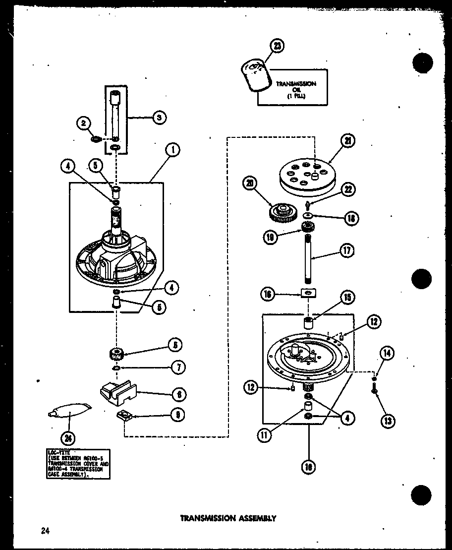 Transmission assembly (taa200/p75751-8w)