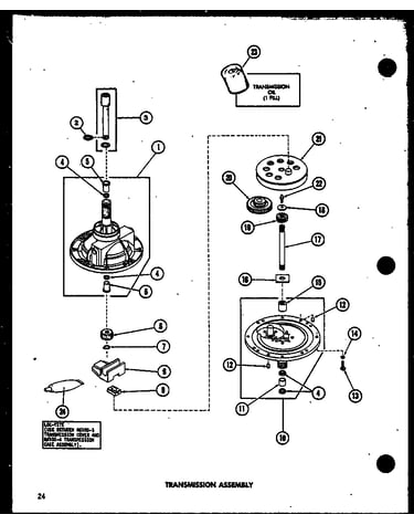 Transmission assembly (taa200/p75751-8w)