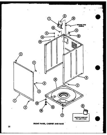 Front panel (taa200/p75751-8w)