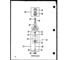 Amana TAA800/P75751-11W agitator and post (taa400/p75751-9w) (taa600/p75751-10w) (taa800/p75751-11w) diagram