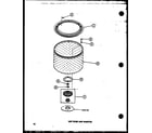 Amana TAA800/P75751-11W lint filter and washtub (taa400/p75751-9w) (taa600/p75751-10w) (taa800/p75751-11w) diagram