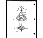 Amana TAA800/P75751-11W transmission assembly and balance ring (taa400/p75751-9w) (taa600/p75751-10w) (taa800/p75751-11w) diagram